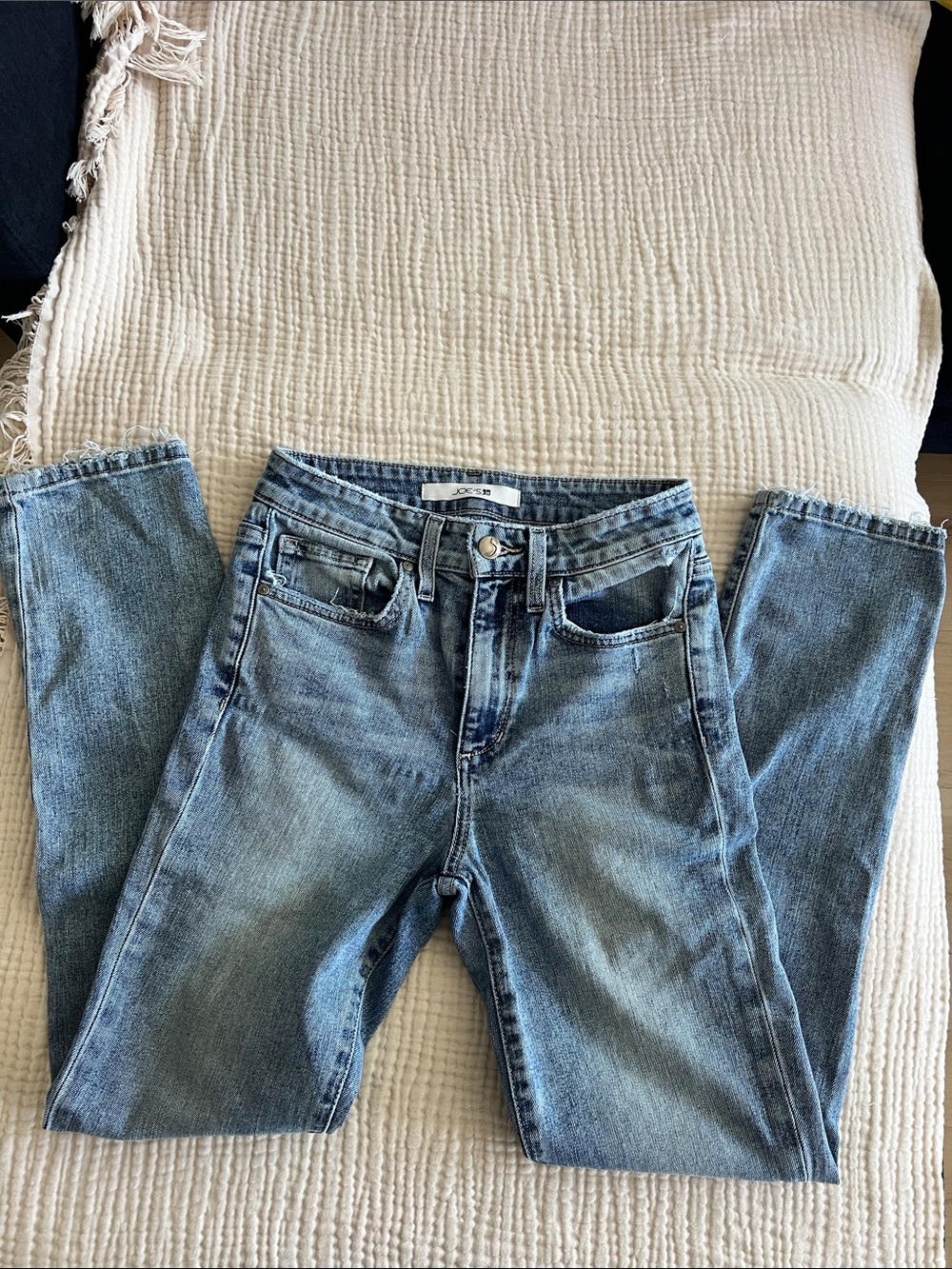 Joe's Jeans Light Blue High-Rise Denim Jeans